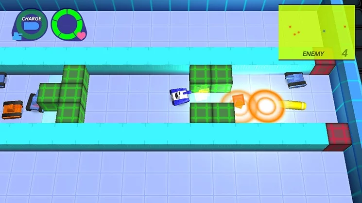 Изображение игры: TouchBattleTankSP