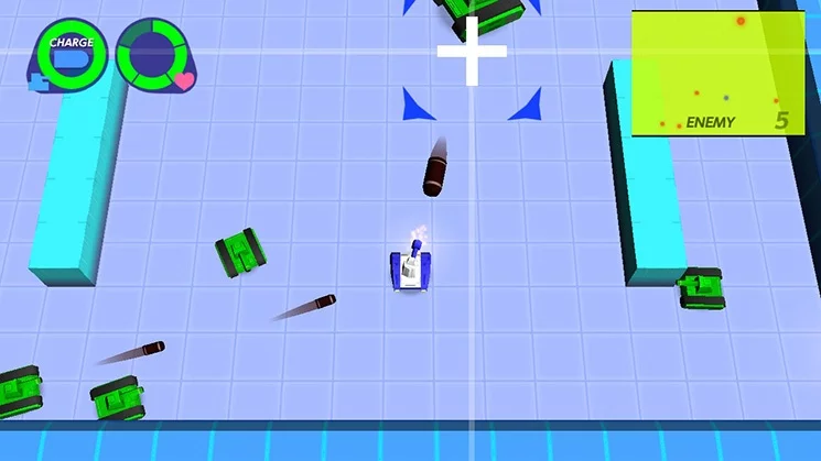 Изображение игры: TouchBattleTankSP