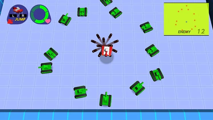 Изображение игры: TouchBattleTankSP