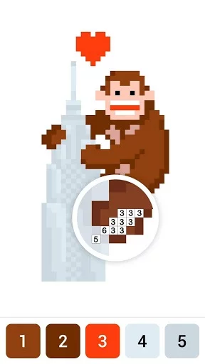 Изображение игры: Draw.ly - Color by Number Pixel Art Coloring