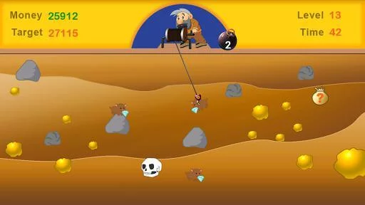 Изображение игры: Gold Miner 2018