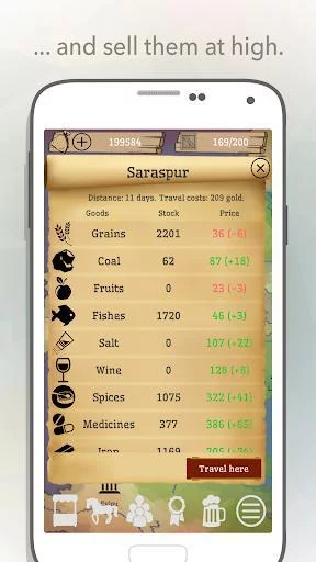 Изображение игры: Pocket Trader. Business Tycoon. Ancient Trading.