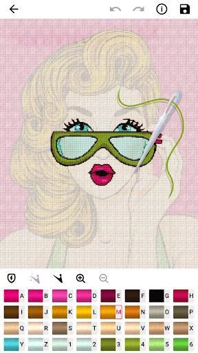 Изображение игры: Cross Stitch Art