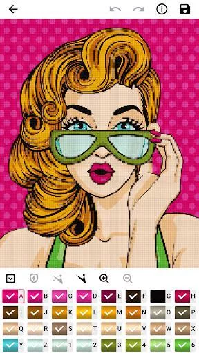 Изображение игры: Cross Stitch Art