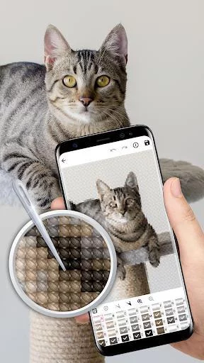 Изображение игры: Cross Stitch Art