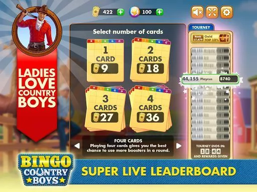 Изображение игры: Bingo Country Boys: Free Bingo Game – Live Bingo