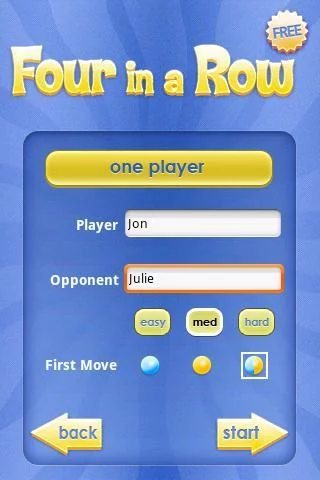 Изображение игры: Four in a Row Free