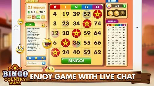 Изображение игры: Bingo Country Ways: Free Bingo Game – Live Bingo