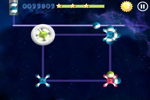 Изображение игры: Orbing:Logical matching puzzle
