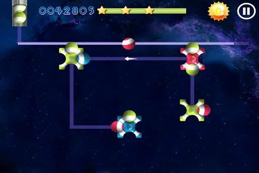 Изображение игры: Orbing:Logical matching puzzle