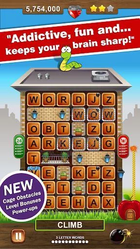 Изображение игры: Word Wow Big City: Help a Worm