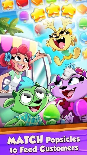 Изображение игры: Tropical Treats: Ice Cream Blast - Free Match 3
