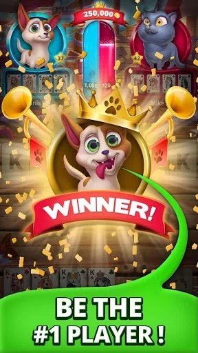 Изображение игры: Solitaire Pets - Online Arena - Free Card Game