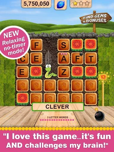 Изображение игры: Word Wow Seasons: More Worm!