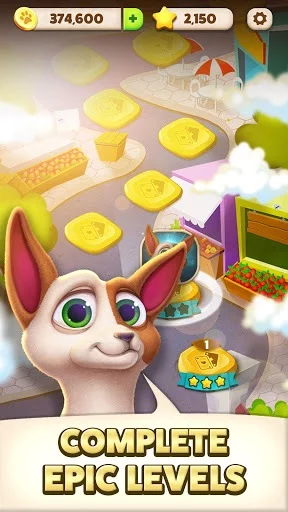 Изображение игры: Solitaire Pets Adventure - Classic Card Game