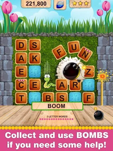 Изображение игры: Word Wow Seasons: More Worm!