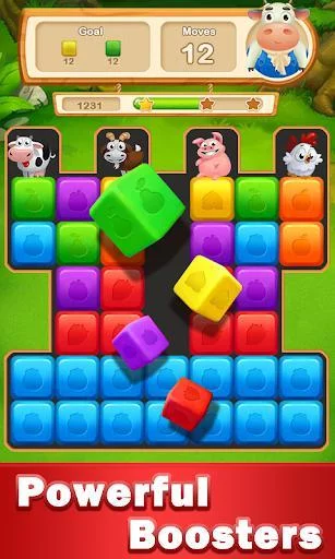 Изображение игры: Farm Cube Blast