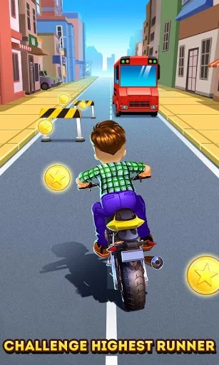 Изображение игры: Moto Runner 3D