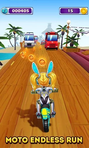 Изображение игры: Moto Runner 3D
