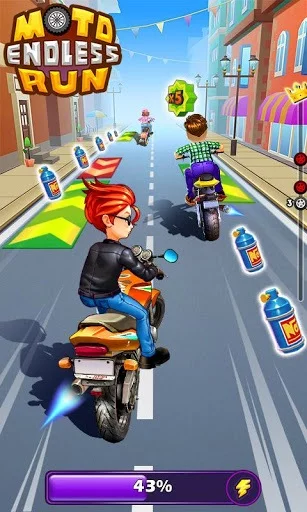 Изображение игры: Moto Runner 3D