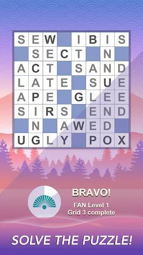 Изображение игры: Word Crossing ∙ Crossword Puzzle