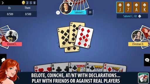 Изображение игры: Belote Multiplayer