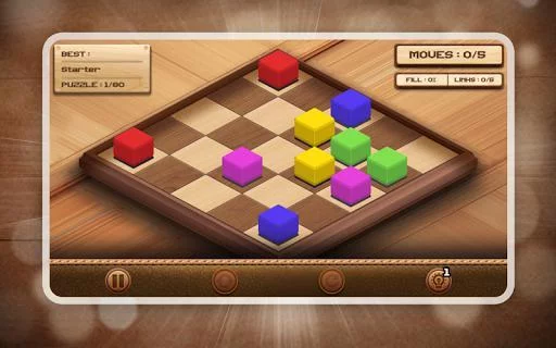 Изображение игры: Link the Block: Connect Color Blocks with Line