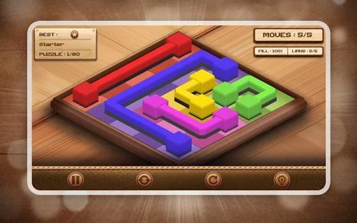 Изображение игры: Link the Block: Connect Color Blocks with Line