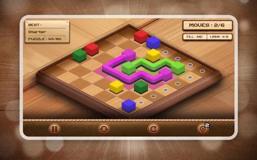 Изображение игры: Link the Block: Connect Color Blocks with Line