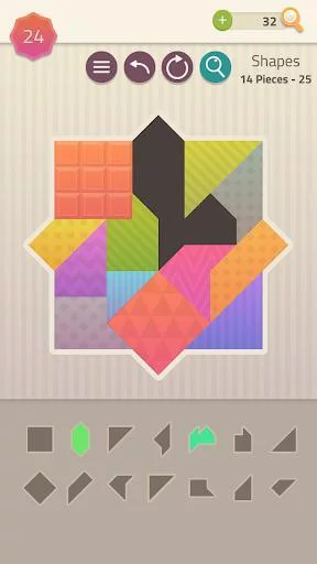 Изображение игры: Polygrams - Tangram & Block Puzzles
