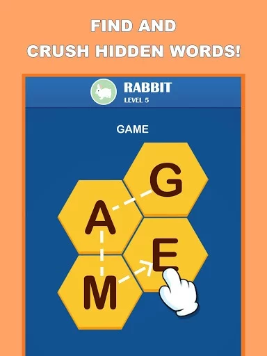 Изображение игры: Wordful Hexa-Block Word Search
