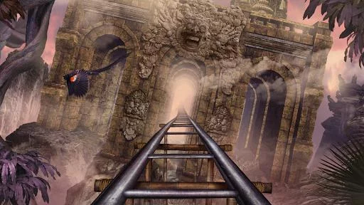 Изображение игры: VR Roller Coaster Temple Rider