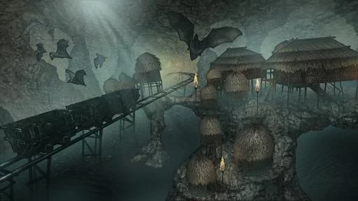 Изображение игры: VR Roller Coaster Temple Rider
