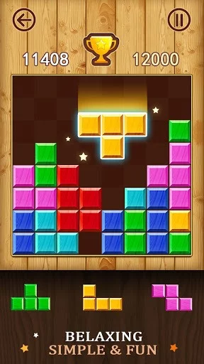 Изображение игры: Block Puzzle - Wood Pop