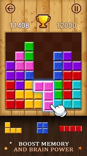 Изображение игры: Block Puzzle - Wood Pop