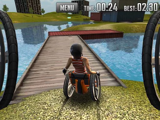 Изображение игры: Extreme Wheelchairing