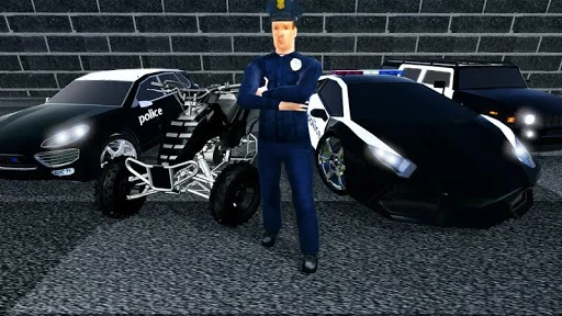 Изображение игры: US Police Limousine Car & Bike Transporter