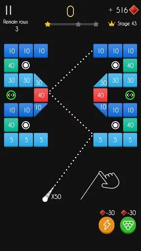 Изображение игры: Balls Bricks Breaker 2 - Puzzle Challenge