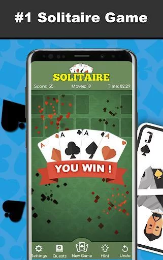 Изображение игры: Solitaire by PlaySimple
