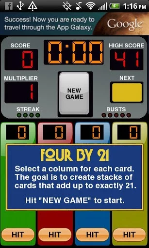 Изображение игры: Four By 21