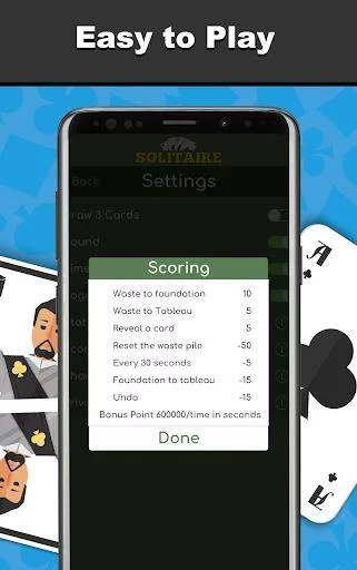 Изображение игры: Solitaire by PlaySimple