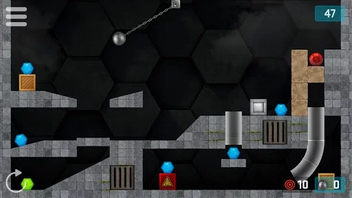 Изображение игры: Hexasmash Pro - Wrecking Ball Physics Puzzle
