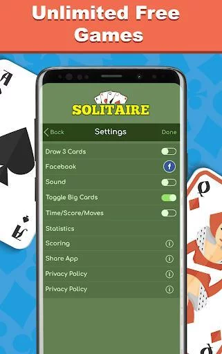 Изображение игры: Solitaire by PlaySimple
