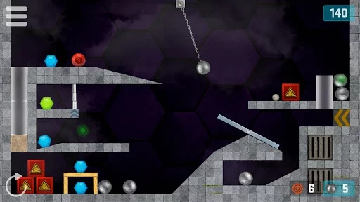 Изображение игры: Hexasmash Pro - Wrecking Ball Physics Puzzle