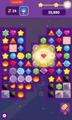 Изображение игры: Jewel Valley: Jewels Crush