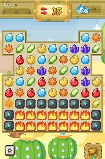 Изображение игры: Ore Blast Mania - Jewels Crush