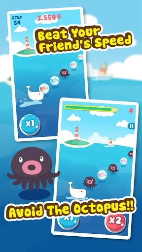 Изображение игры: Kuro Jump - Cute Free game app