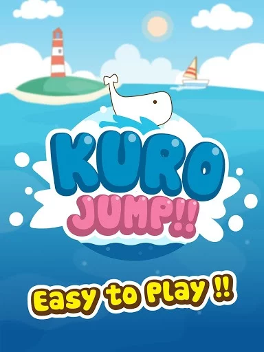 Изображение игры: Kuro Jump - Cute Free game app
