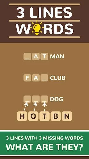 Изображение игры: 3 Lines 3 Words