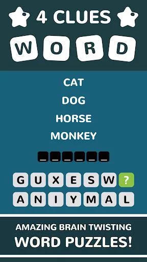 Изображение игры: 4 Clues 1 Word